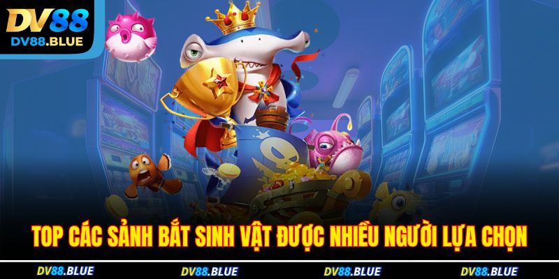 Top các sảnh bắt sinh vật được nhiều người lựa chọn
